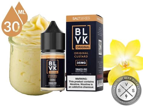 Original Custard BLVK ORIGINAL SALT 30ml