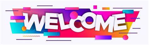 Premium Vector Welcome Greeting Flat Design Template Realistic And