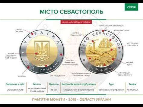 Монета Севастополь 5 гривен / Монета 5 гривен Севастополь / Севастополь ...