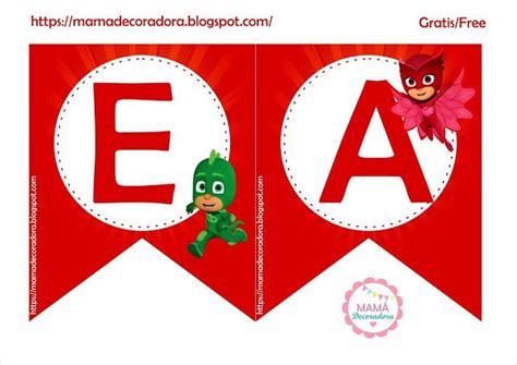 H Roes En Pijama Pj Masks Free Printable Kit Imprimible Kit