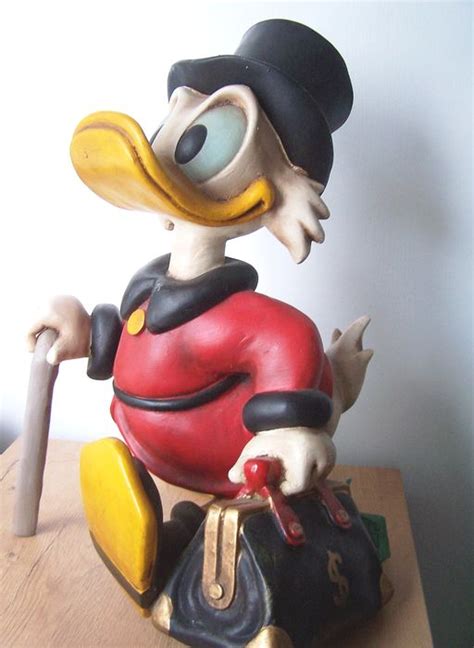 Disney Beeld Dagobert Duck Met Wandelstok Geldkoffer Catawiki