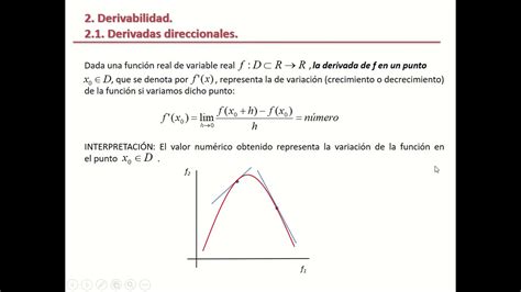 Funciones Escalares Y Vectoriales Derivabilidad YouTube