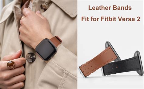 Vancle Leather Bands For Fitbit Versa Fitbit Versa Versa Lite Versa