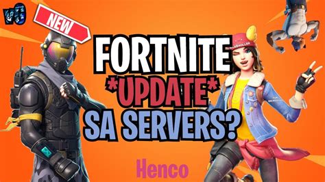 NEW FORTNITE UPDATE South African Servers SA Streamer