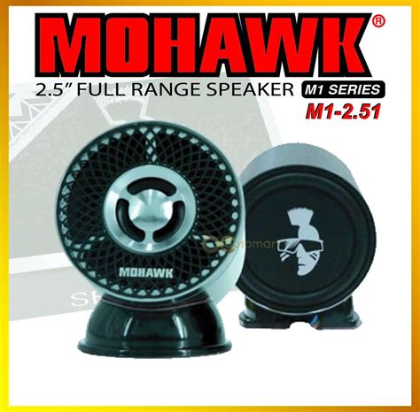 MOHAWK M1 SERIES 2 5 INCH FULL RANGE SPEAKER WITH TWEETER M1 2 51