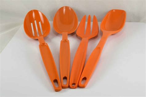 Buy Orange Plastic Spoons For Your Yummy Juice Arad Branding