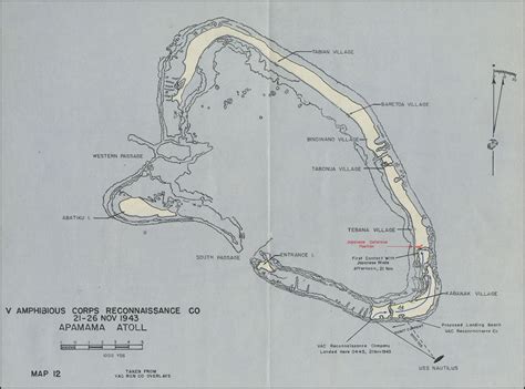 Tarawa Battle Map