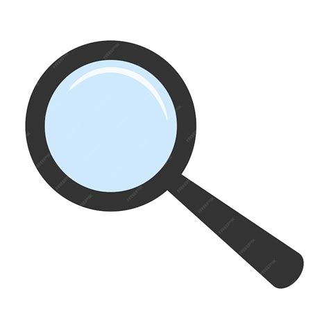 Premium Vector Magnifying Glass Outline Icon