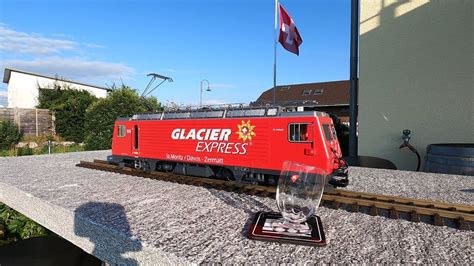 Trainspotting Im Garten Neue Mgb Von Lgb Hge Disentis Muster