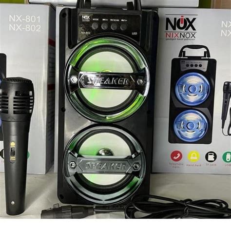 Jual Speaker Nixnox Bluetooth Karaoke Plus Microphone Nx Nx Nx