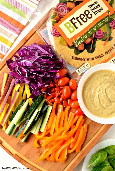 Easy Healthy Lunch Wraps - Gluten Free, Vegan