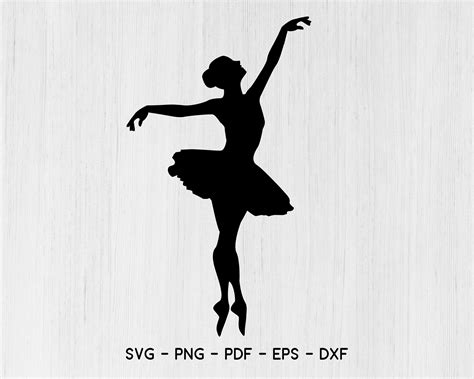 Ballerina Svg Ballerina Cut File Ballet Svg Ballerina Silhouettedancer Svgsilhouette Cut