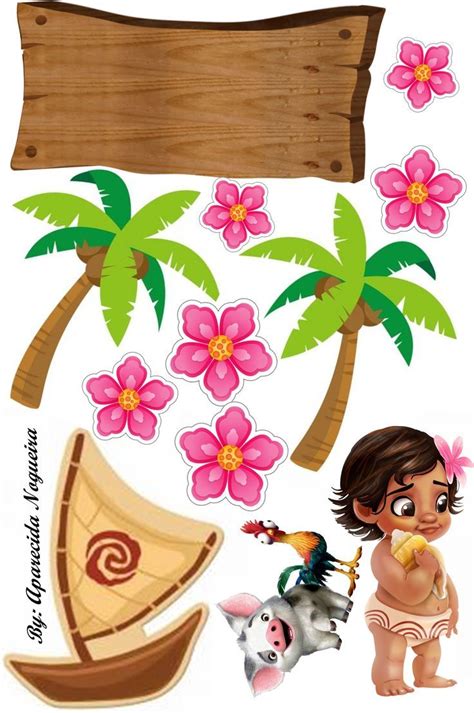 Moana Topper Para Imprimir