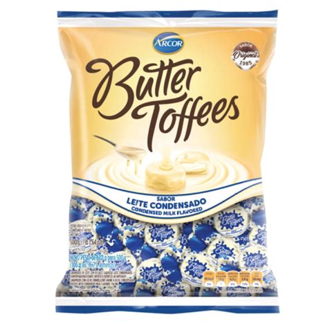 Bala Mastigável De Leite Condensado Arcor Butter Toffees 500 G Carrefour