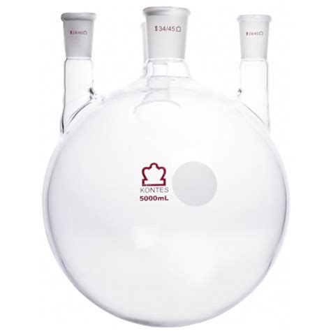 Ml Labware Capacity Metric Borosilicate Glass Four Neck Round