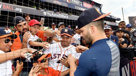 José Altuve y los Astros de Houston emocionados por jugar en México