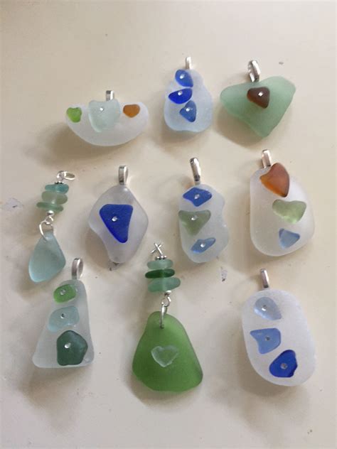 Pin By Pam Fockler On Sea Glass Sea Glass Jewelry Diy Sea Glass Crafts Jewellery Sea Glass