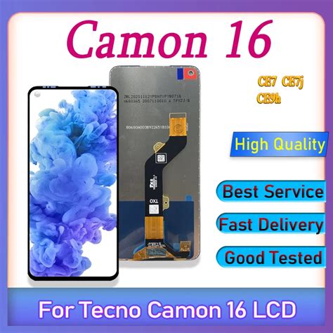 Original Lcd Display Touch Screen Digitizer Assembly Substitui O Tecno