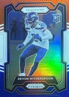 Devon Witherspoon 2023 Prizm 389 Red White Blue Price Guide Sports