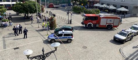 Alarm bombowy i pożar w centrum Tarnowskich Gór To na szczęście były