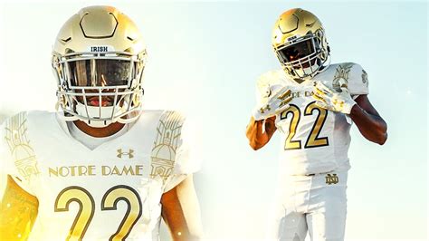 Quick Look At The New Notre Dame Shamrock Series Uniforms 2022 🎙 Youtube