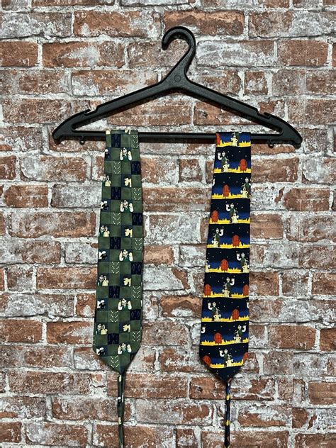 2 Wallace And Gromit Vintage Cartoon Movie ties - Gem