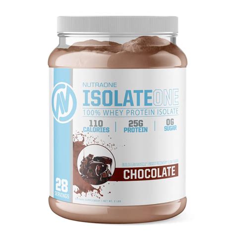 Isolateone Whey Isolate Protein Powder By Nutraone 100 Pure Whey Isolate Powder Gourmet