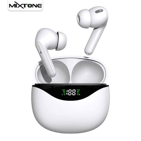 Mixtone Wireless Earbuds Earphones Bluetooth Nirkabel Stereo Bass