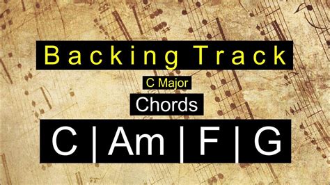 Rock Pop Backing Track C Major 110 Bpm 44 Time Signature C