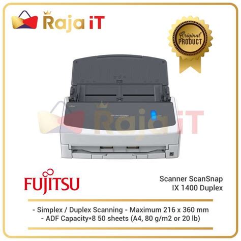 Jual FUJITSU Scanner IX1400 ScanSnap IX 1400 Duplex Scan Snap IX 1400