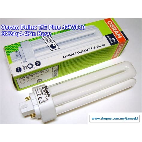 Osram Dulux T E Plus W Cool White Gx Q Shopee Thailand