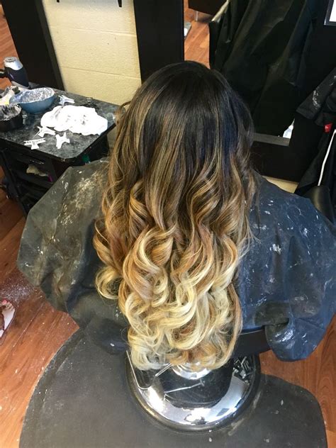 Black to blonde balayage ombre | Hair affair, Hair styles, Ombre hair color