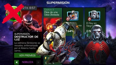 Como Derrotar A Anti Venom Y Knull De Dificultad Nobleza Caballero Facilmente Mcoc Youtube