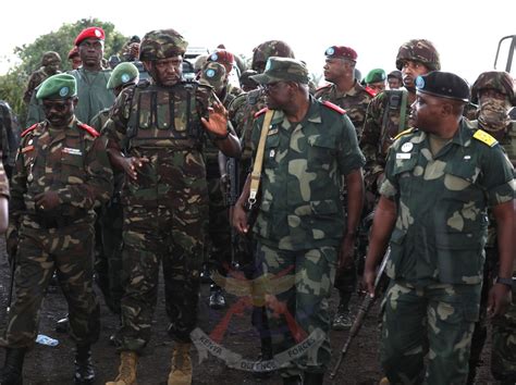 Eacrf Commander Visits Frontlines Of Troubled Eastern Drc Ministry Of