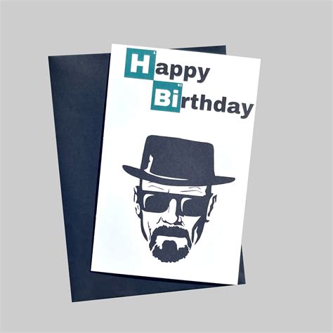 Breaking Bad Birthday Card Funny Greeting Card 4x6 Birthday Etsy