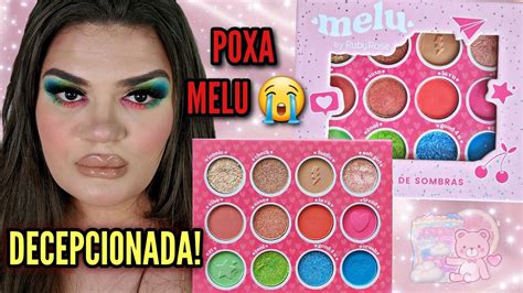 Testando Paleta De Sombras Melu By Ruby Rose Lan Amento Make