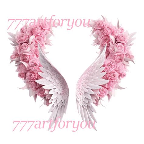 Pink Silver Heavenly Angel Wings Heaven Gate Memorial Png Add Photo