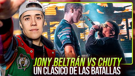 JONY DESATADO GAZIR REACCIONA A CHUTY VS JONY BELTRÁN YouTube