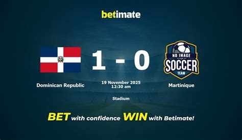 República Dominicana X Martinica - República Dominicana vs Martinica: Pronóstico, cuotas y consejos de ...