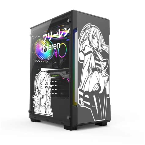 Frieren Anime Stickers For Pc Case Japanese Cartoon Graffiti Decor