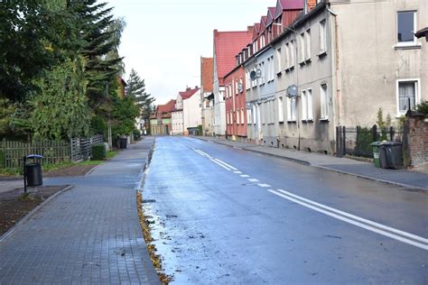 Koniec remontu ul Chopina w Sławnie Auta już jeżdżą Teraz czas na