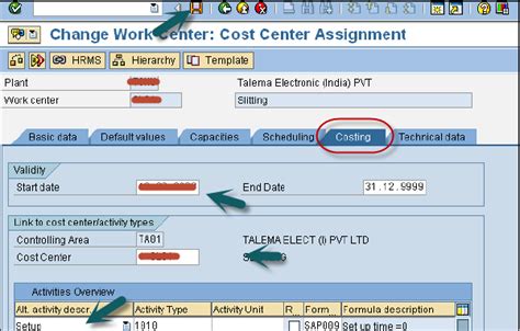 Sap Pp Work Center