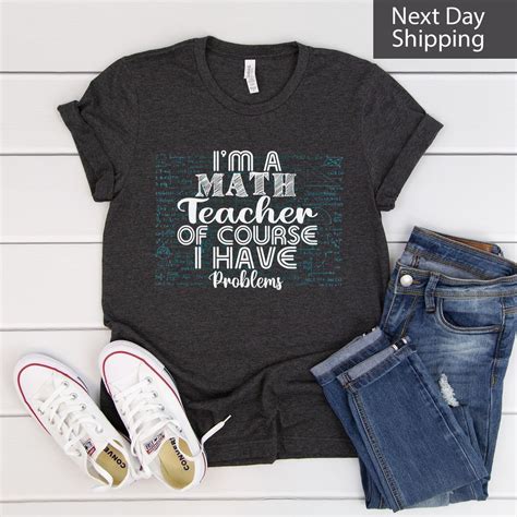 Funny Math Teacher Shirts Math Teacher T Funny Saying Etsy