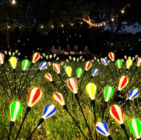 Brizled Garden Lights Outdoor HYZ01 2 Pack Hot Air Balloon Lights Warm