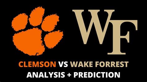 College Football Clemson Vs Wake Forrest Analysis Prediction Win