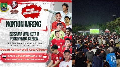 Bukan Di Alun Alun Ini Lokasi Nobar Timnas Indonesia Vs Irak Yang