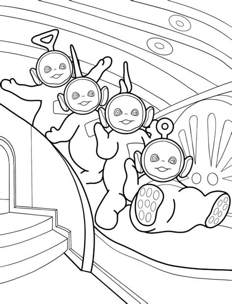 Coloriage T L Tubbies Gratuit Imprimer