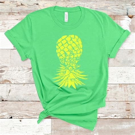 Upside Down Pineapple Shirt - Etsy