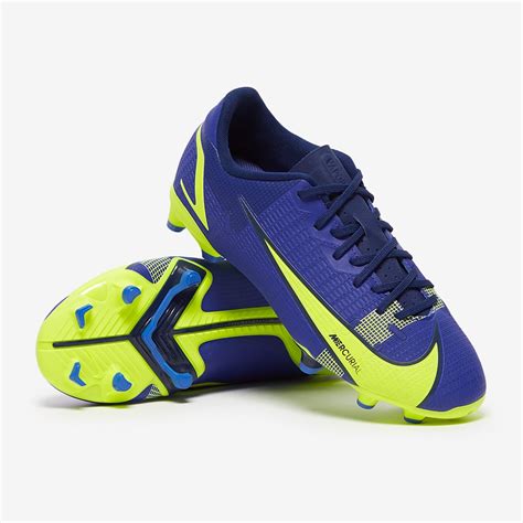 Nike Bambini Mercurial Vapor Xiv Academy Fg Mg Lapis Volt Blu Void