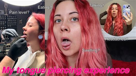 Tongue Piercing What To Expect Pain Level Healing Process Youtube